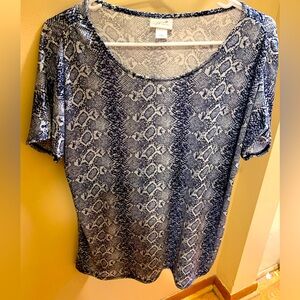 Jaclyn Smith Collection Short Sleeved Shirt